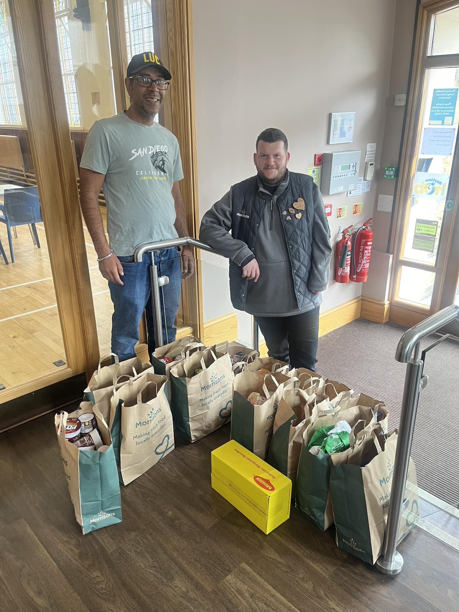 Morrisons donation display